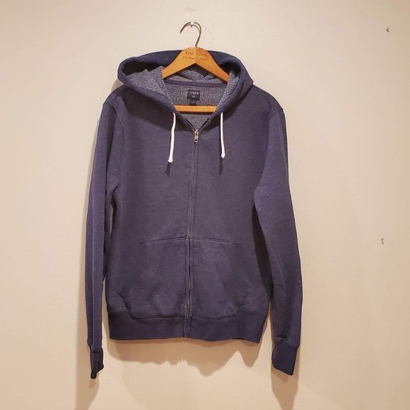 J. Crew Other - Jcrew Navy heathered Hoodie, sz M EUC